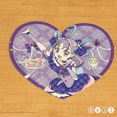 キミとアイドルプリキュア♪ ハート型紙製コースター キュアキュンキュンの画像