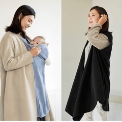 ☆値下げしました。[Konny] コニー防風ママコート 着るタイプの画像
