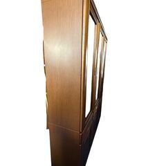 【お引取 限定】食器棚　1350×400×1900　大型収納家具　＊059-Hの画像