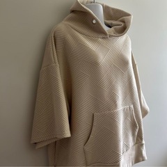 【【 JaVa ジャバコラボ 】】大人フーディー　斜めストライプ柄パーカー／クラシカルエルフ（Classical Elf）の画像