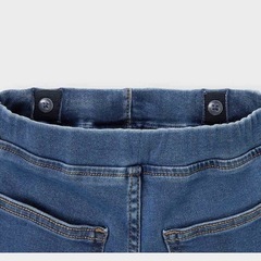 美品　GU ぬくぬくストレッチデニムスキニーパンツ 140の画像