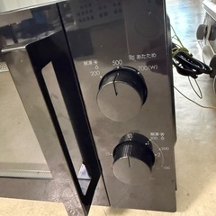 2024年　ニトリ　電子レンジ　黒の画像