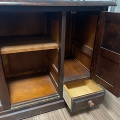 木製　キャビネット　棚　アンティーク　レトロの画像