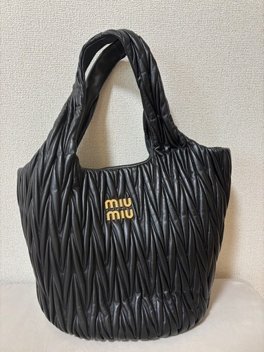 miumiu ワンダーマテラッセレザー　トートバッグ　未使用