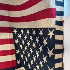 ラグマット　ブランケット　ラグ　アンティーク　アメリカ　　ソファベッド　レトロの画像