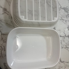 ザルとボウル　四角型の画像