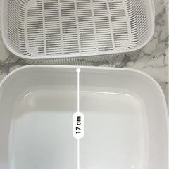 ザルとボウル　四角型の画像