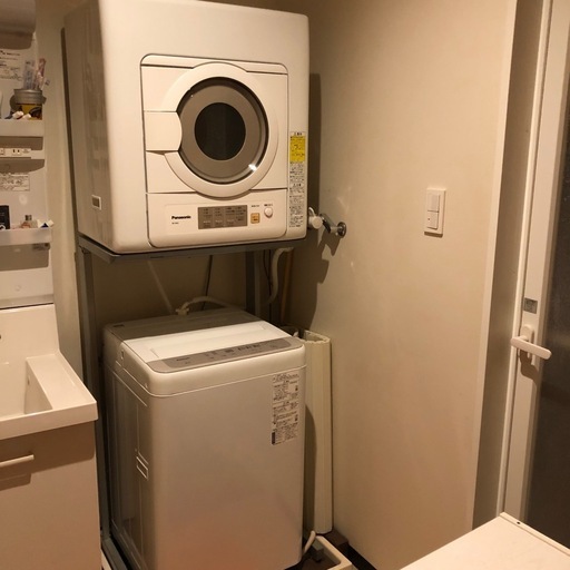 パナソニック洗濯機➕乾燥機➕専用台
