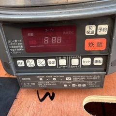 リンナイの都市ガス炊飯器 4L炊飯・保温機能付　2000年製の画像