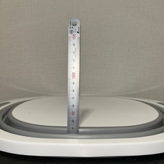 折りたたみ　#バケツ シリコン製 10L グレー ホワイトの画像
