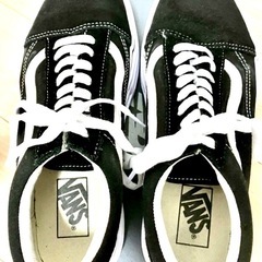VANSスニーカー ３ソール 厚底ブラック/ホワイト スニーカーの画像