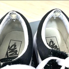 VANSスニーカー ３ソール 厚底ブラック/ホワイト スニーカーの画像