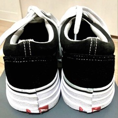 VANSスニーカー ３ソール 厚底ブラック/ホワイト スニーカーの画像