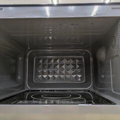 【庫内きれい】電子レンジ IRISOHYAMA アイリスオーヤマ PMB-F185-5-B 2022年製 フラットタイプ 50Hz専用：:ブラックの画像