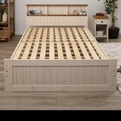 引き取り割引あり！ダブルサイズのマットレスとフレームセット！！の画像