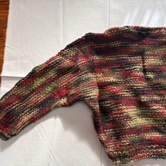 ハンドメイド　セーター② 短めの画像