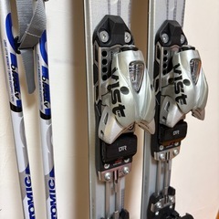 ladies】スキー板、ブーツ、ストック　一式　の画像