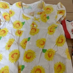 アプレレクール　ベビー用ロンパース 6点セット クマ柄の画像