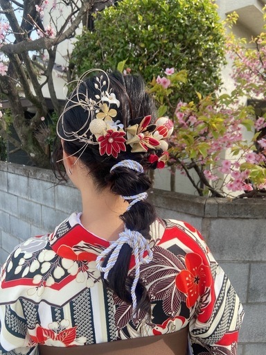 髪飾り　成人式・卒業式
