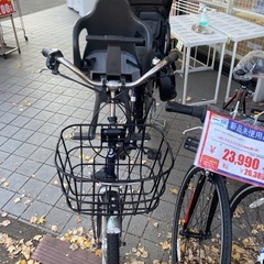🚲FRACKERS Cocotie/フラッカーズ ココッティ🚲20インチ🚲子供乗せ自転車🚲3人乗り対応コンパクトモデル🚲LEDオートライト🚲ギア３段切り替え🚲220AGY0196🚲1558の画像