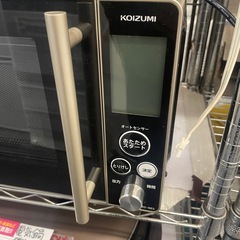 KOIZUMI ブラック フラット型電子レンジ 【E1215IL】の画像