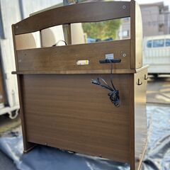 子ども用 学習机一式 中古｜ライト・椅子・移動棚付き（使用感少なめ美品）の画像