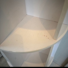 回転式本棚（ホワイト4段）の画像