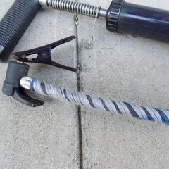 自転車・自動車用 空気入れ　エアーポンプ　大橋産業　ジャスト　米式口金の画像