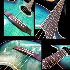 ★エレアコ★Craftman EA500 BLB★グリーン系・虎杢トップが美しい♪の画像