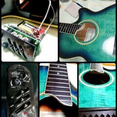 ★エレアコ★Craftman EA500 BLB★グリーン系・虎杢トップが美しい♪の画像