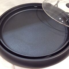 ●●252●強力加熱 ホットプレート / ブラック HOT PLATE 調理家電の画像