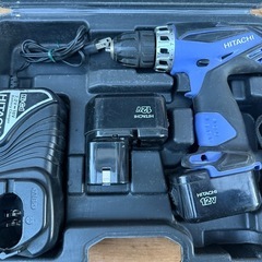 日立 HITACHI 12V コードレスドライバドリル セット 動作良好の画像