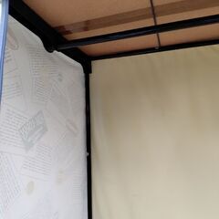 ハンガーラック　カバー付の画像