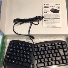 【美品 箱付き】エルゴノミクスキーボード SKB-ERG3BK ブラックの画像