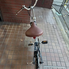 ★美品★16インチ　CAPTAIN　STAG　シングルギア　軽量アルミフレーム折り畳み自転車　ネイビーの画像