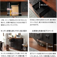 ヴィンテージウッドアイアンチェスト BILLS(ビルズ) 6ドロワータイプの画像