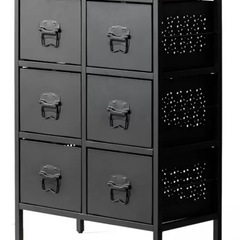 ヴィンテージウッドアイアンチェスト BILLS(ビルズ) 6ドロワータイプの画像