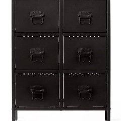 ヴィンテージウッドアイアンチェスト BILLS(ビルズ) 6ドロワータイプの画像