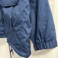 防寒着 作業着 工事現場 ジャンパー アウター 未使用 上着 紺色 ネイビーの画像