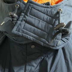 防寒着 作業着 工事現場 ジャンパー アウター 未使用 上着 紺色 ネイビーの画像