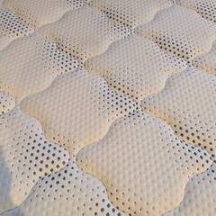 東京インテリア×フランスベッド　ダブルベッド　マットレス付きの画像