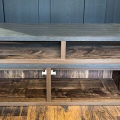 美品 伸長式 ローボード テレビ台 テレビスタンドの画像