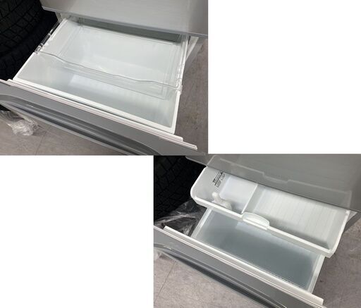 特価 3ドア冷蔵庫 330L 2019年製 TOSHIBA GR-M33S ベジータ 自動製氷機能 シルバー系 大型 300Lクラス 