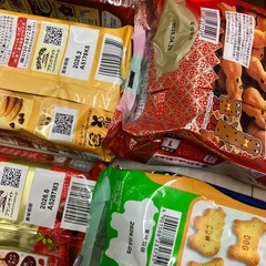 ⑨お菓子　まとめて　カントリーマアム　あまおう苺ショコラ　リッチチーズサンド　ポッキー　アスパラガス　たべっ子どうの画像