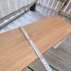 【お取引き中】ベンチ（ハンドメイド品）中古の画像