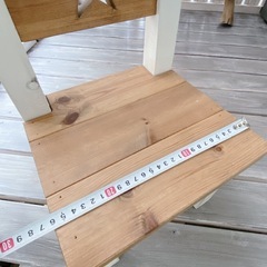 キッズ椅子（ハンドメイド品）中古の画像