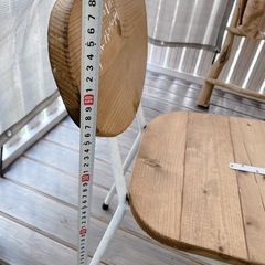 【お取引き中】椅子（リメイク品）の画像