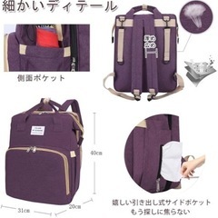 多機能マザーズリュックの画像