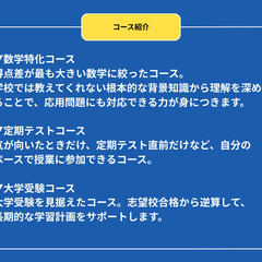 少数対面授業/高校生/世田谷エリア/全科目対応/高校1年生完全無料の画像