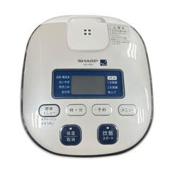 シャープ ジャー炊飯器 KS-H5E9-KB 3合 0.54L 2013年製 ホワイト 中古の画像